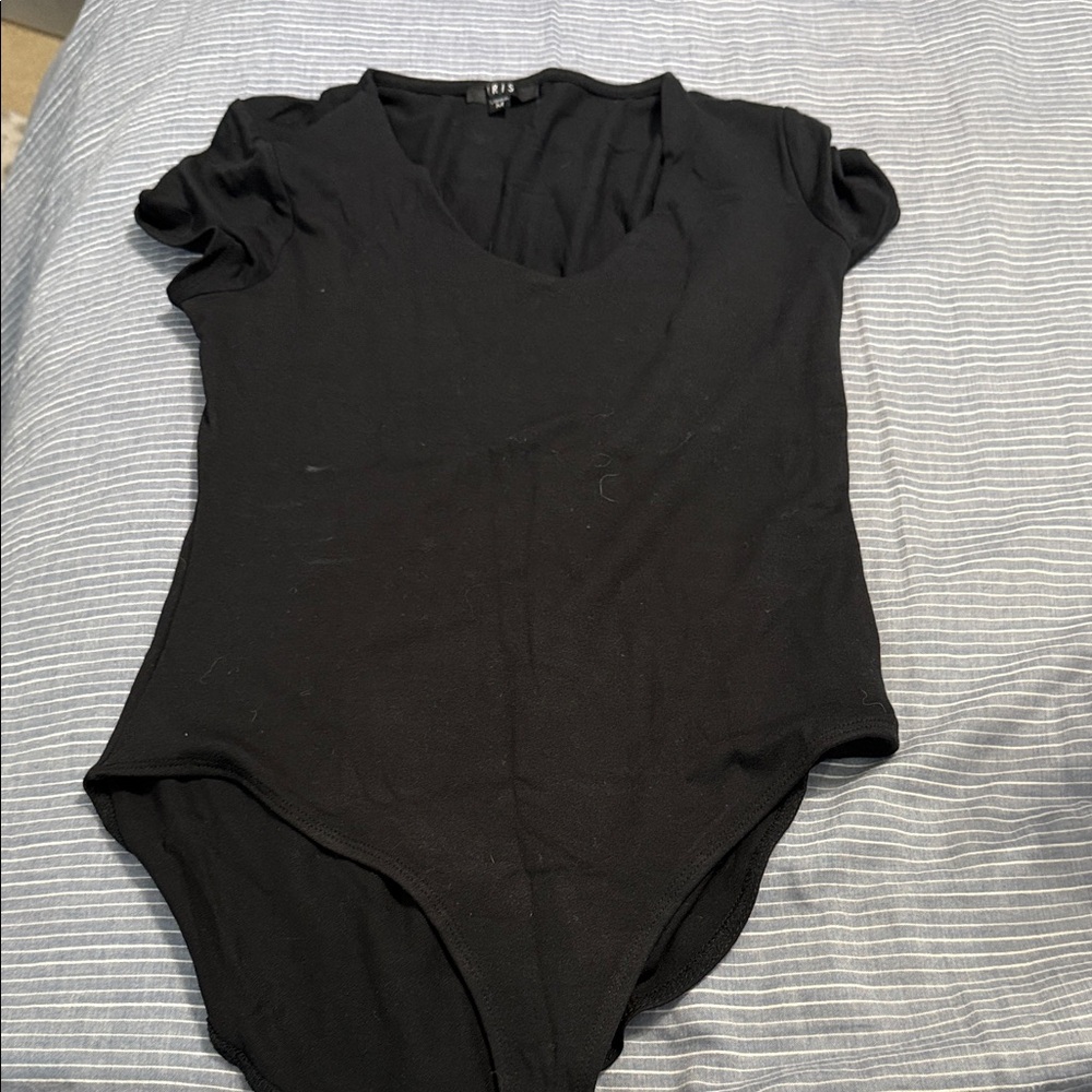 Iris Black Bodysuit
